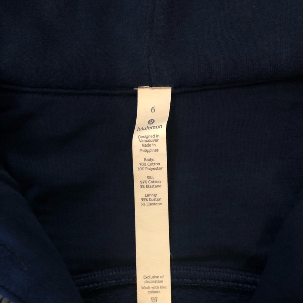 Lululemon Scuba Hoodie light cotton fleece Sz 6 - Picture 4 of 8